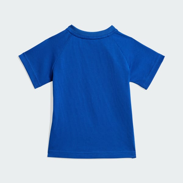 Blue TREFOIL SHORT TEE SET