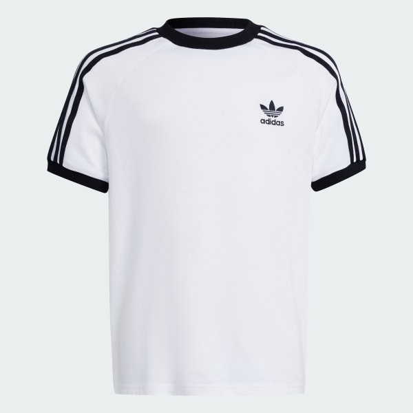 White Adicolor 3-Stripes Tee Kids