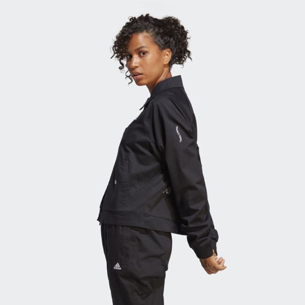 adidas Track Top with Healing Crystals Inspired Graphics Black
