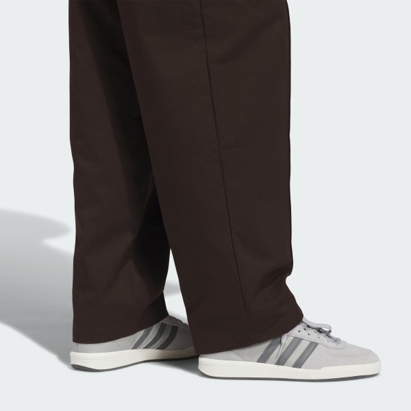 adidas SKATEBOARDING PINTUCK PANTS 2.0 - Brown | Free Shipping