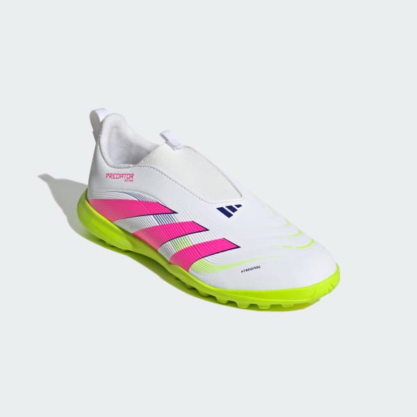 biela Kopačky Predator League Laceless Turf Kids