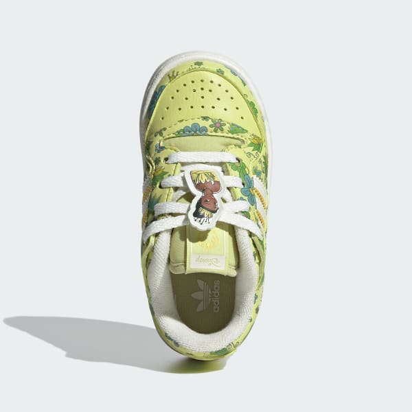 Yellow adidas x Disney Princesses Forum Low Shoes Kids