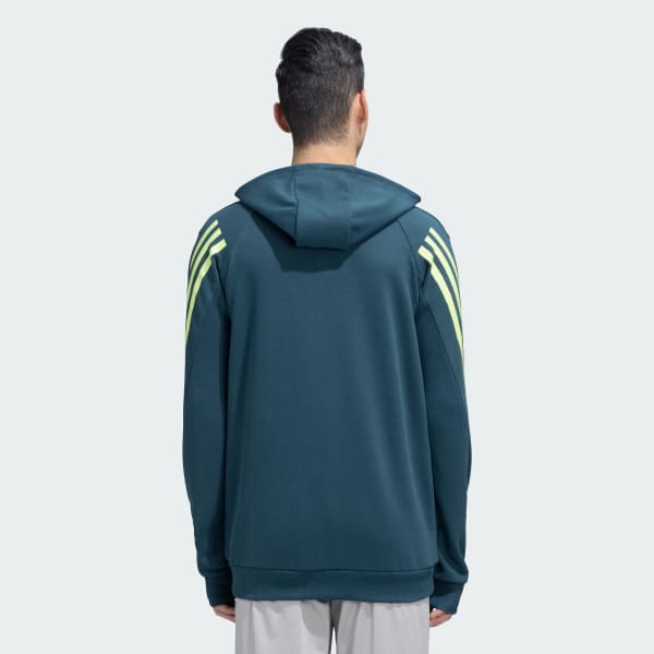 Turquoise FUTURE ICON 3 STRIPES FULLZIP TRACKJACKET