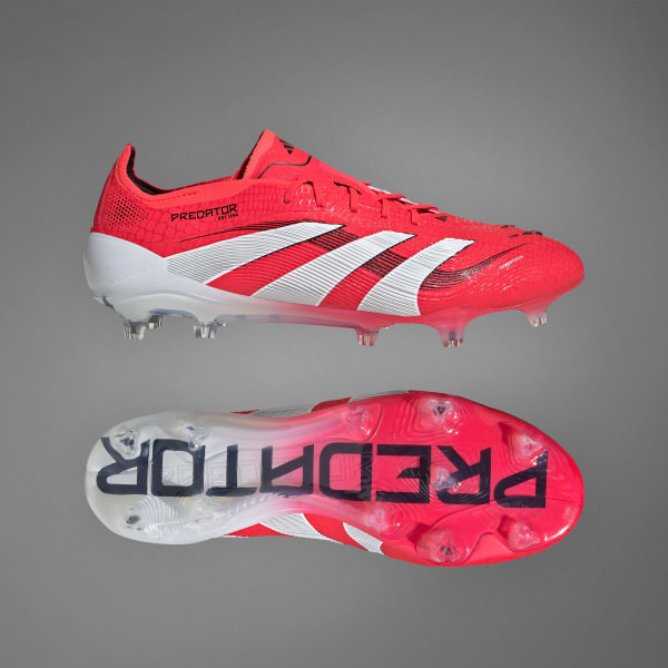 adidas Predator レッド シューズ adidas Predator Elite Firm Ground Cleats - Red | Free