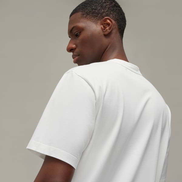 adidas Y-3 Regular Short Sleeve Tee - White | Free Shipping