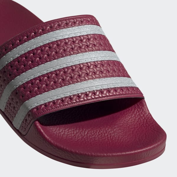 adidas Adilette Slides Red adidas New Zealand