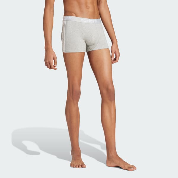 Schwarz Comfort Flex Cotton 3-Stripes Trunk Underwear