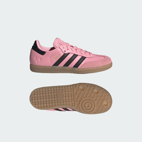adidas Samba Messi Indoor Soccer Shoes Kids Pink Free Shipping with adiClub adidas US