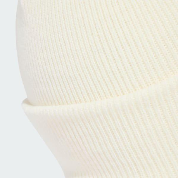 wit New Logo Beanie met Rand