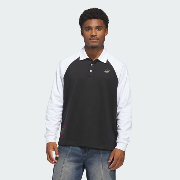 Negro CAMISA SKATEBOARDING x TYSHAWN RUGBY