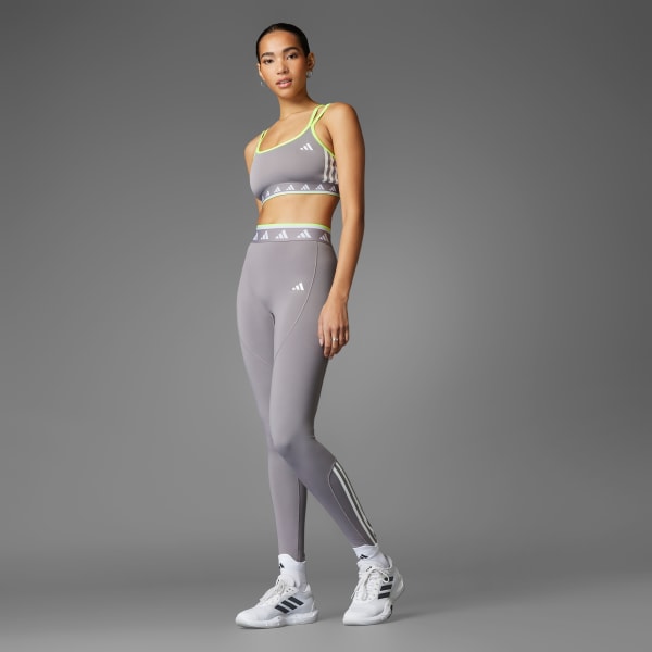 Grey Hyperglam Double Strap Color Pop Bralette