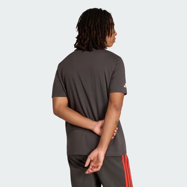 Black AUDI REVOLUT F1 TEAM DNA GRAPHIC TEE