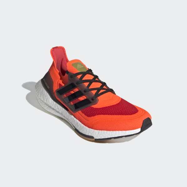 Orange Ultraboost 21 Shoes KYQ93