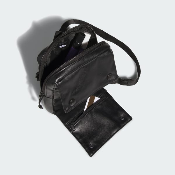 Negro BOLSA CRUZADA SKATEBOARDING DE PIEL VEGANA