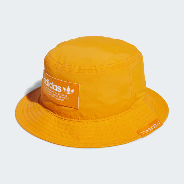 adidas Three Stripe Life Bucket Hat - Orange | unisex Lifestyle | adidas US