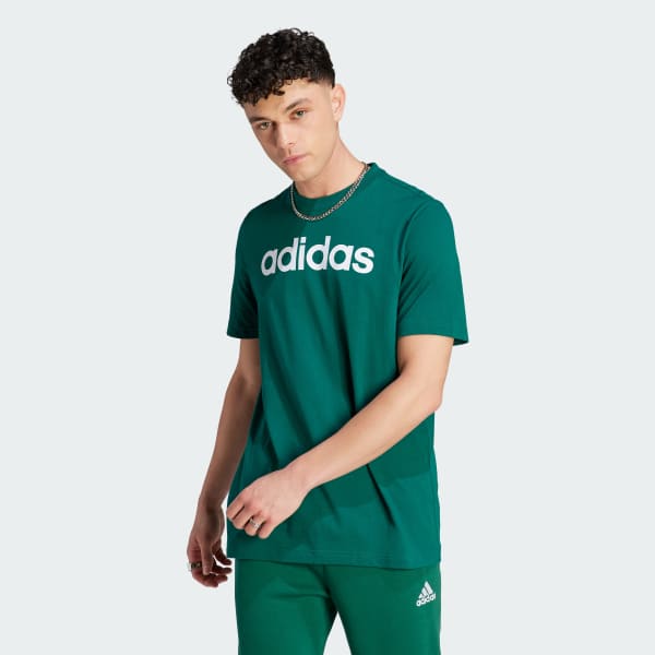 Adidas linear logo t shirt hotsell