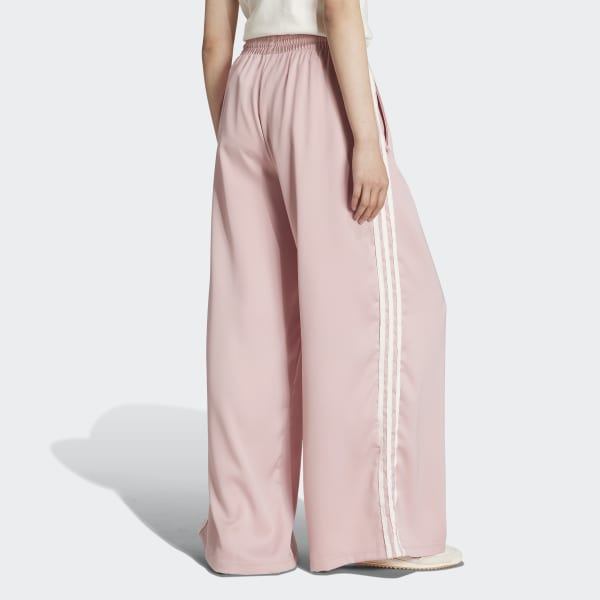 アディダス アディダス オリジナルス サテン ワイドレッグパンツ