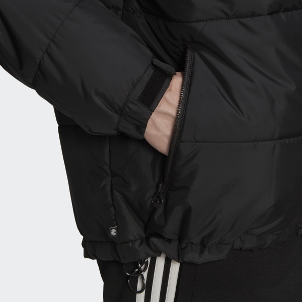 Schwarz Essentials Padded Puffer Jacke VC757