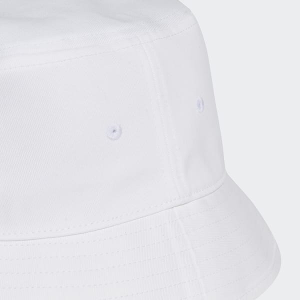 Beyaz Adicolor Trefoil Bucket Şapka BHH18