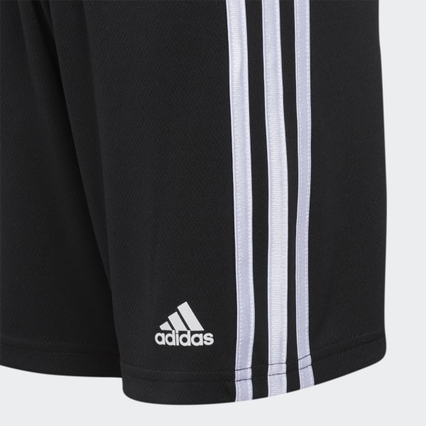 Black Classic 3-Stripes Shorts