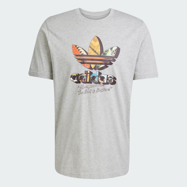 สีเทา เสื้อยืด adidas Originals
