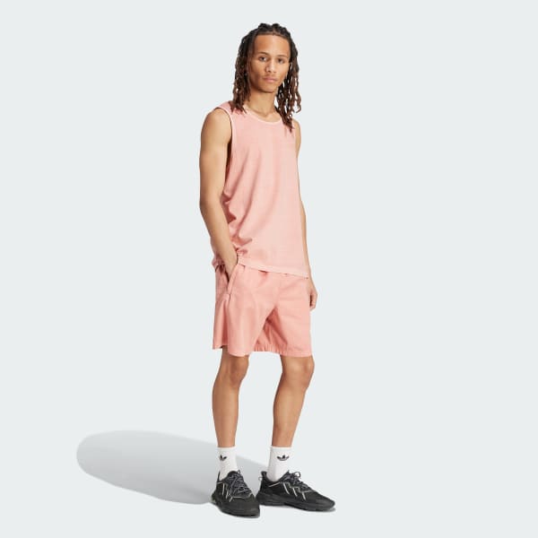 Red Trefoil Essentials+ Dye Woven Shorts