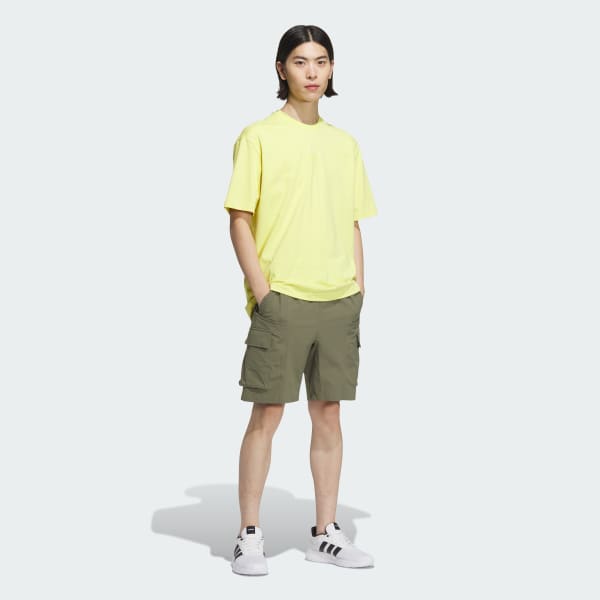 グリーン シティエスケープ ルーズフィット ストレッチウーブン カーゴショーツ