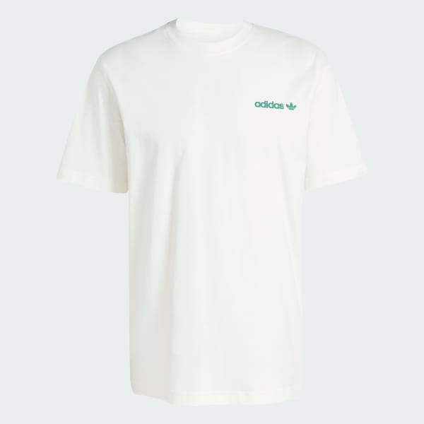 White Calm Coffee Bear Graphic Tee