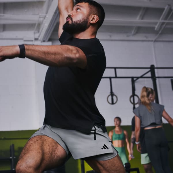 Gris Short d'entraînement D4T Pro Series Adistrong