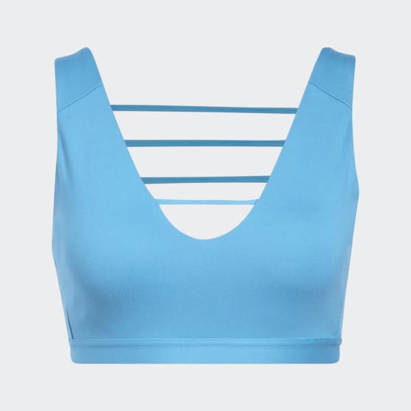Azul Sujetador Yoga Studio Luxe Light-Support
