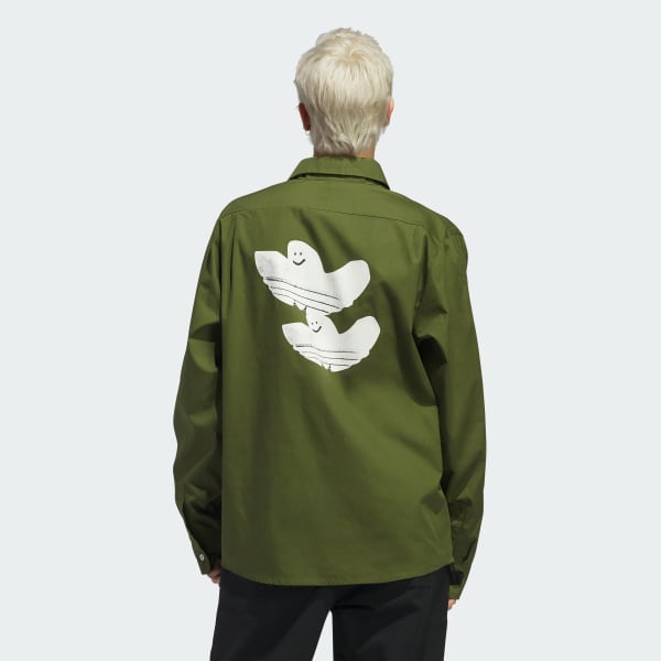 adidas Shmoofoil Button Up (Gender Neutral) - Green | Free