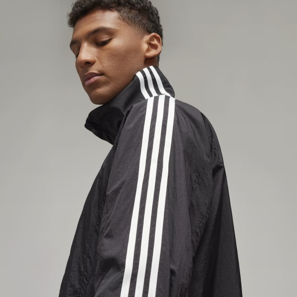 アディダス Y-3 3-STRIPES NYLON SHELL JACKET - ブラック