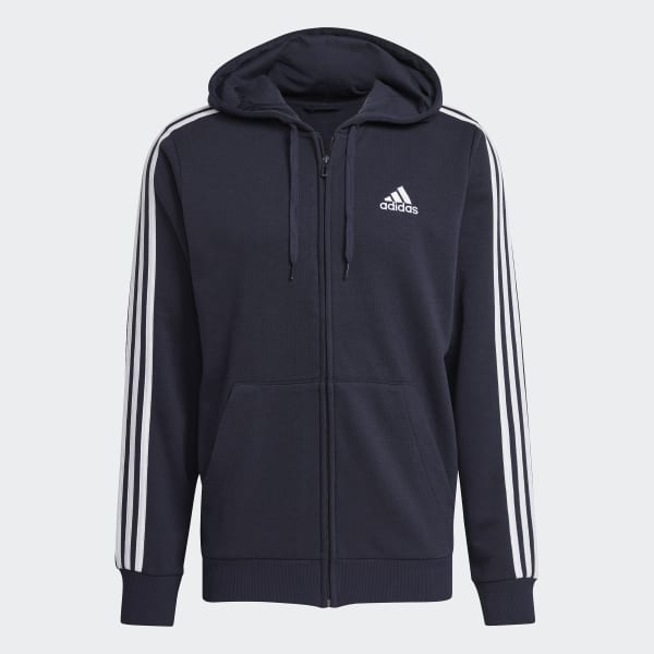 Azul Essentials French Terry 3-Stripes Full-Zip Hoodie 29223