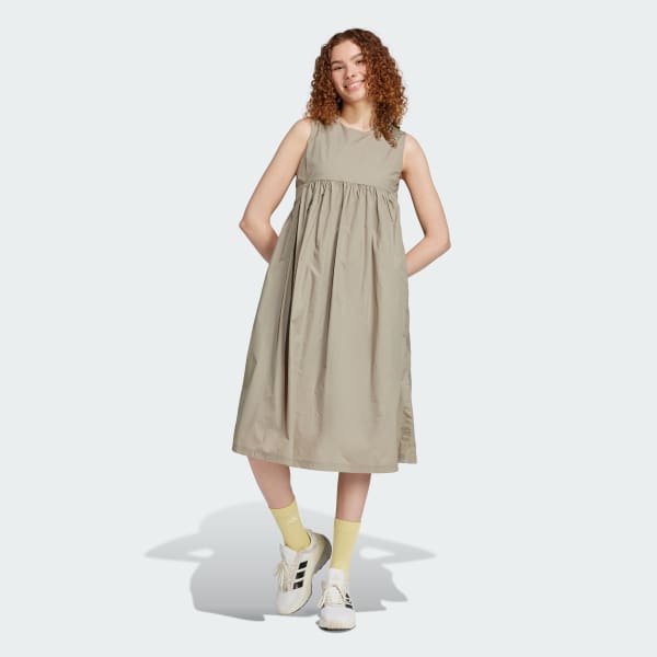 Beige City Escape Summer Kleid
