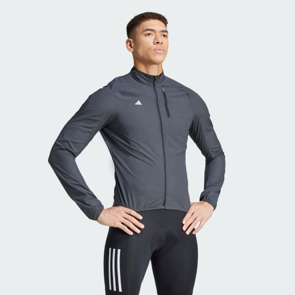 adidas The WIND.RDY Cycling Jacket - Black | Free Delivery | adidas UK