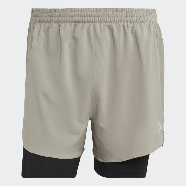 Green Designed for Running 2-in-1 Shorts