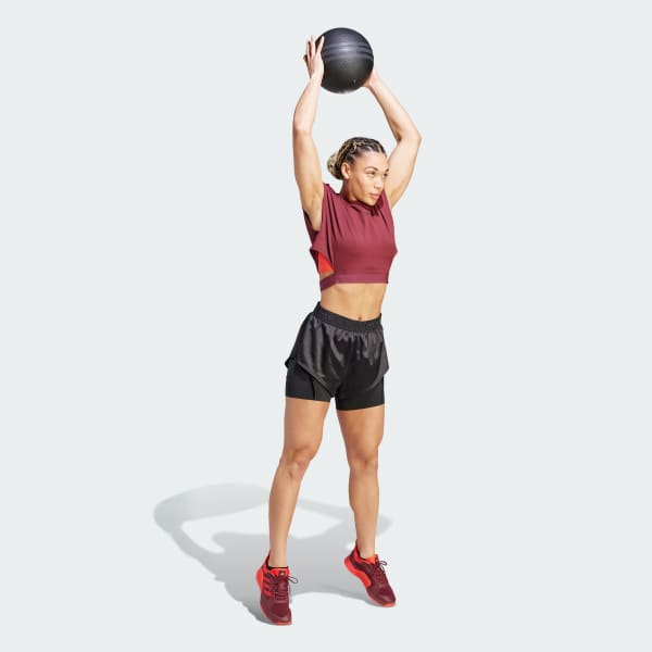 Negro Shorts Power AEROREADY 2-en-1