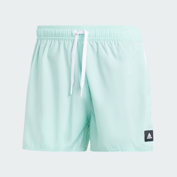 adidas 3-Stripes CLX Very-Short-Length Swim Shorts - Turquoise | adidas UK