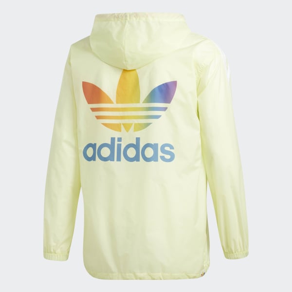 cortavientos adidas amarillo