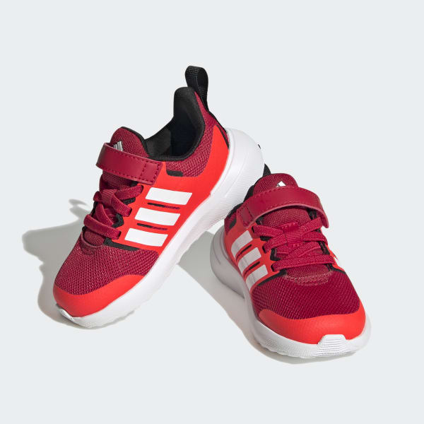 Red Fortarun 2.0 Cloudfoam Elastic Lace Shoes