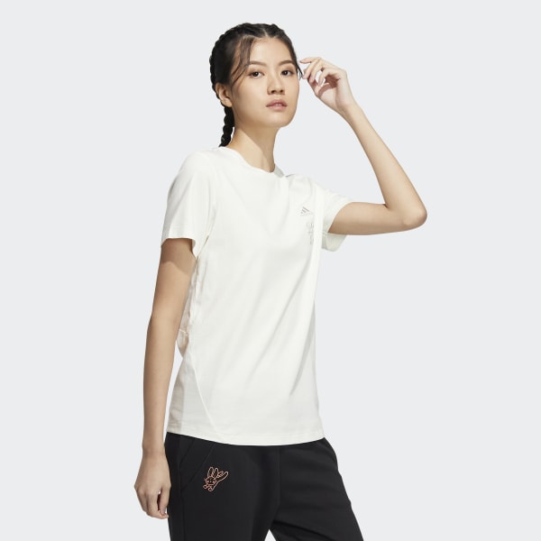 White Graphic Tee
