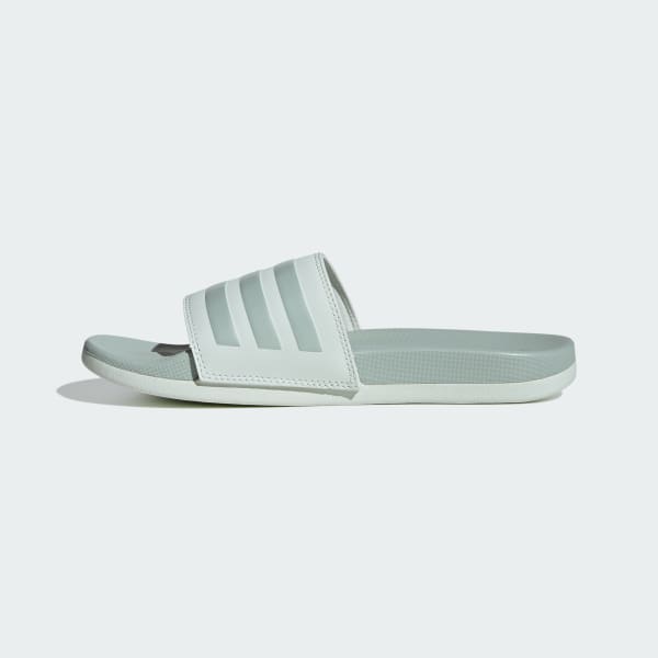 Green adidas flip flops deals