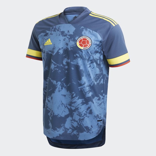Azul Camiseta Visitante Colombia 