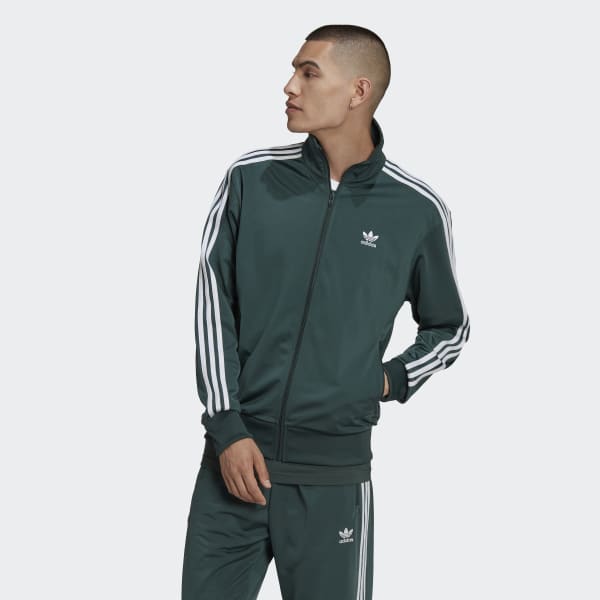 adidas Adicolor Firebird Jacket - Green | Men's Lifestyle | adidas US