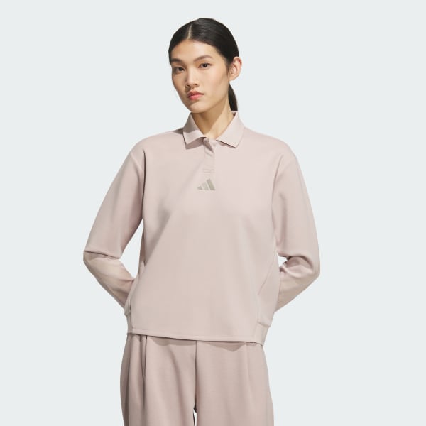 ブラウン 【ゴルフ】ポロシャツ 長袖