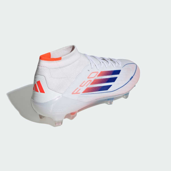 adidas F50 Women s Elite Mid Cut Firm Ground Soccer Cleats White Free Shipping with adiClub adidas US