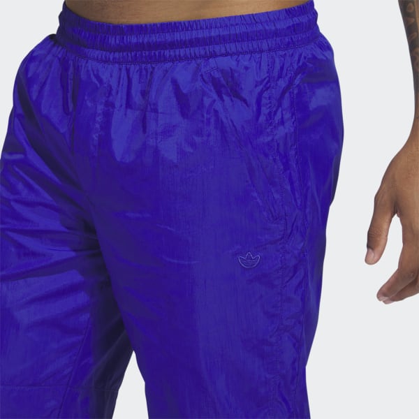 ADIDAS ORIGINALS PREMIUM ESSENTIALS CRINKLE NYLON PANTS, Bright blue Men's Athletic  Pant