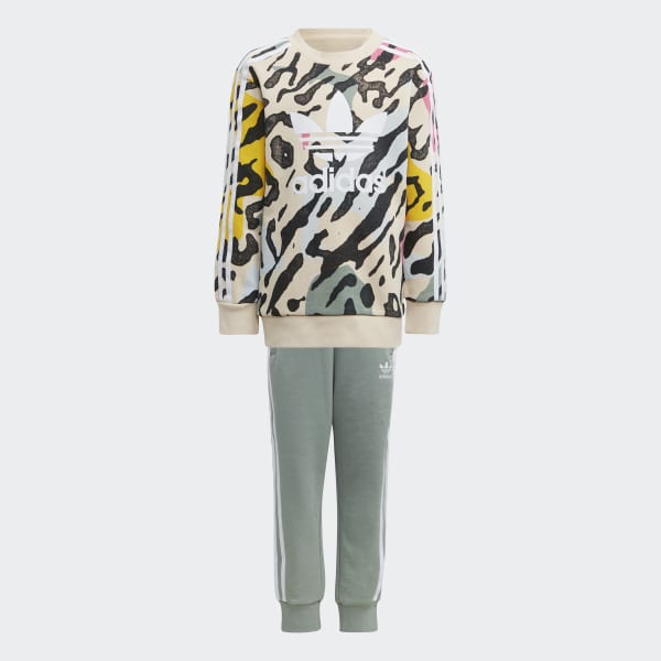 Beige Animal Print Set