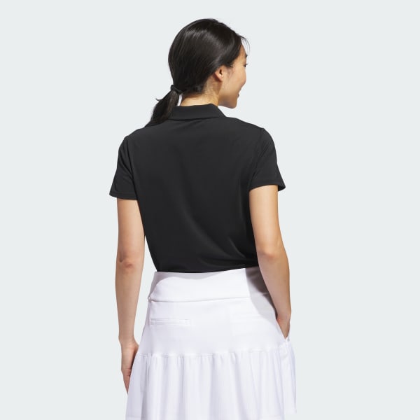 Siyah Ultimate365 Solid Kısa Kollu Polo Tişört