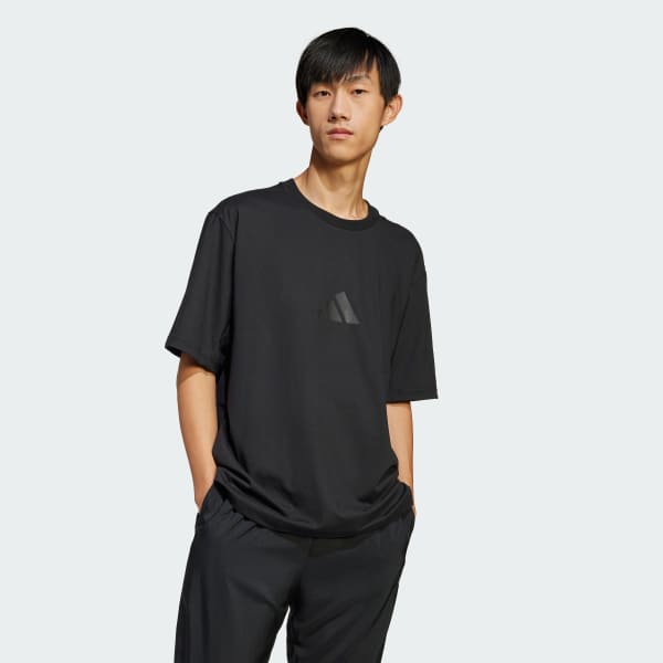 Negro Polera adidas Z.N.E. Loose-Fit